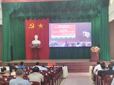 Huyện ủy Định Quán tổ chức Hội nghị báo cáo viên thường kỳ tháng 3 năm 2025